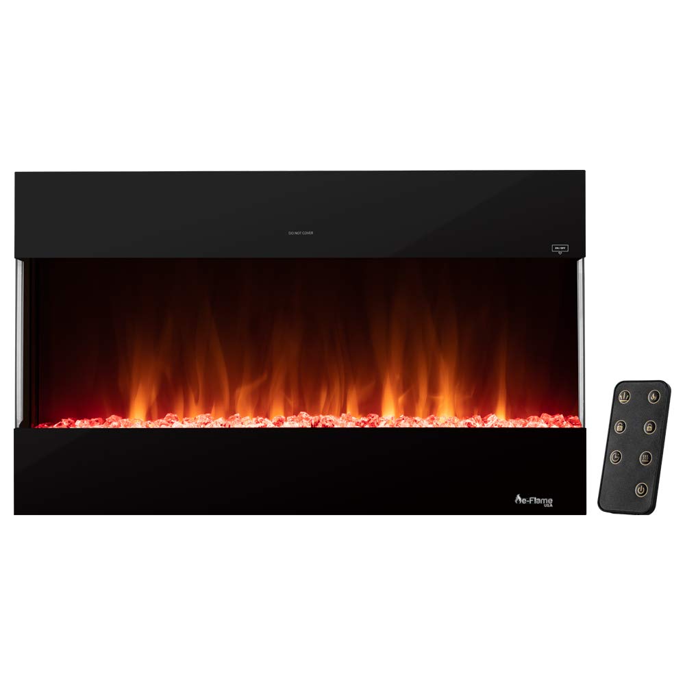 Buy eFlame USA Hampshire 36inch Wall / Wall Insert LED Electric