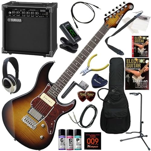 【セット品】YAMAHA エレキギター初心者入門 GA15IIが入ってる20点セット PACIFICA611VFM/TBS(タバコブラウンサンバースト)