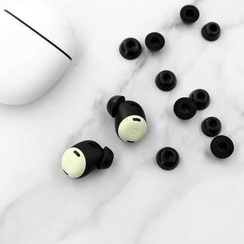 Miniatura 8 de Puntas de espuma viscoelástica compatibles con Pixel Buds Pro - 6 pares sin dolor de silicona que reducen el ruido y el ajuste cómodo en la funda,