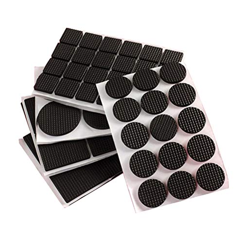 VORCOOL Almofadas para móveis pretas premium 8 peças! Vários tamanhos – Melhor protetor de piso de m