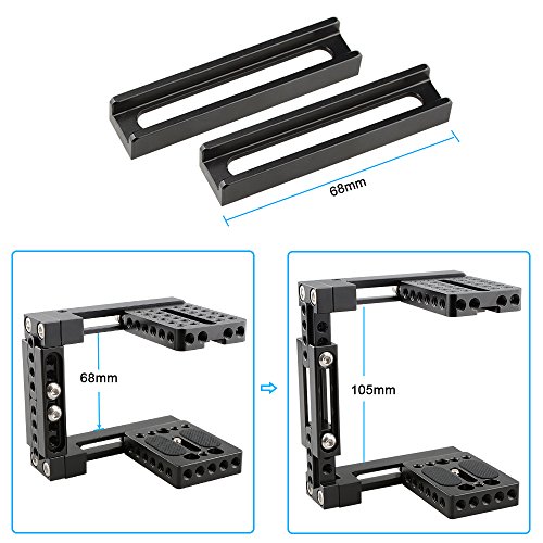 Image of CAMVATE Adjustable Camera Cage Fit for Right Handle and Left Handle Camera