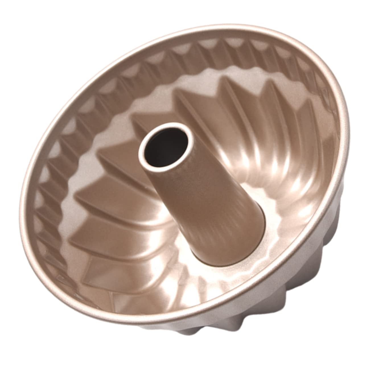 PRETYZOOM Lot De 2 Moules À Gâteaux Creux En Métal Réutilisables Antiadhésifs Pour Gâteaux Muffins Puddings