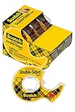 Scotch doppelseitiges Klebeband mit Abroller, kein Durcheinander, 1/5,1 x 635 cm, 3/Pack Caddy (3136)