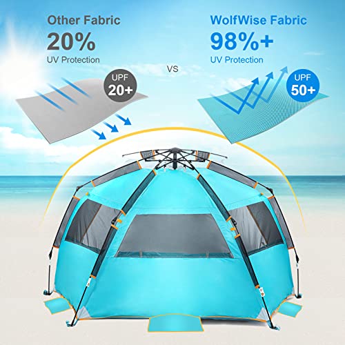 Wolfwise Instant Beach Tent 3-4P