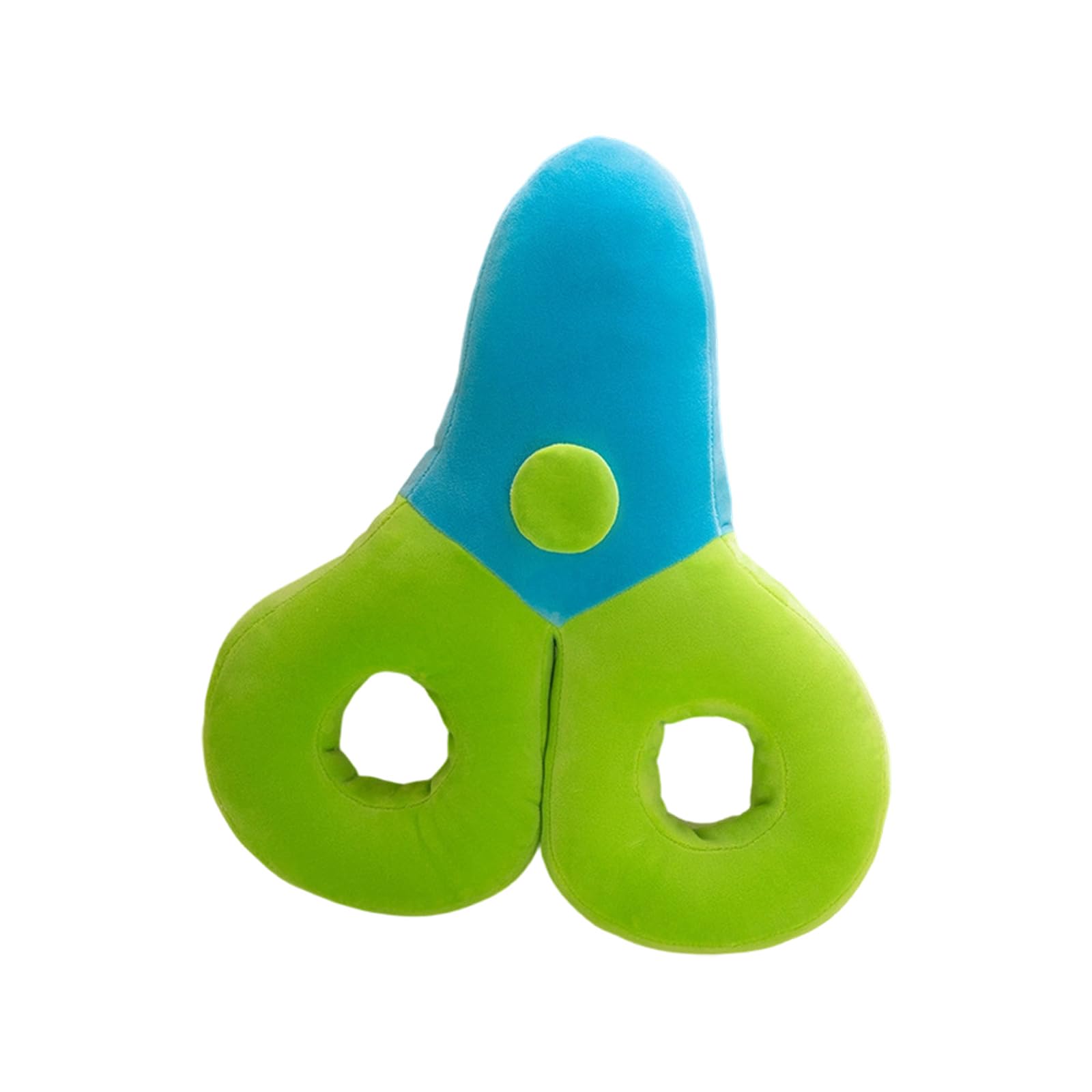 Qcbuegof 25/35 / 48Cm Playful Scissors Pattern Plush Pillow PP Cotton Filled Children and Home Styling Decorative Kid Cushion