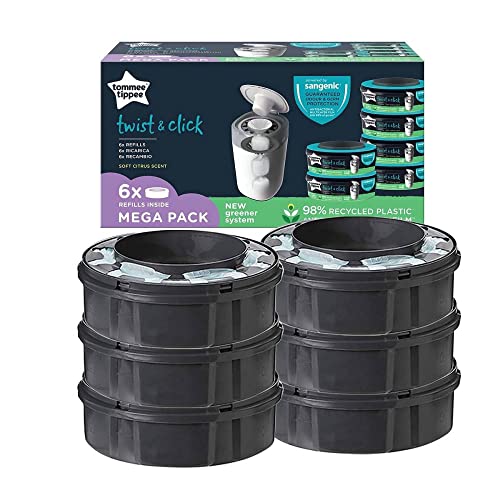 Tommee Tippee Nachfüllkassette für Sangenic Tec, 6er Pack Cover