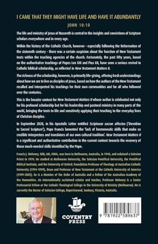 New Testament Matters II: Biblical & Theological Essays - Two (Australian Languages Edition)