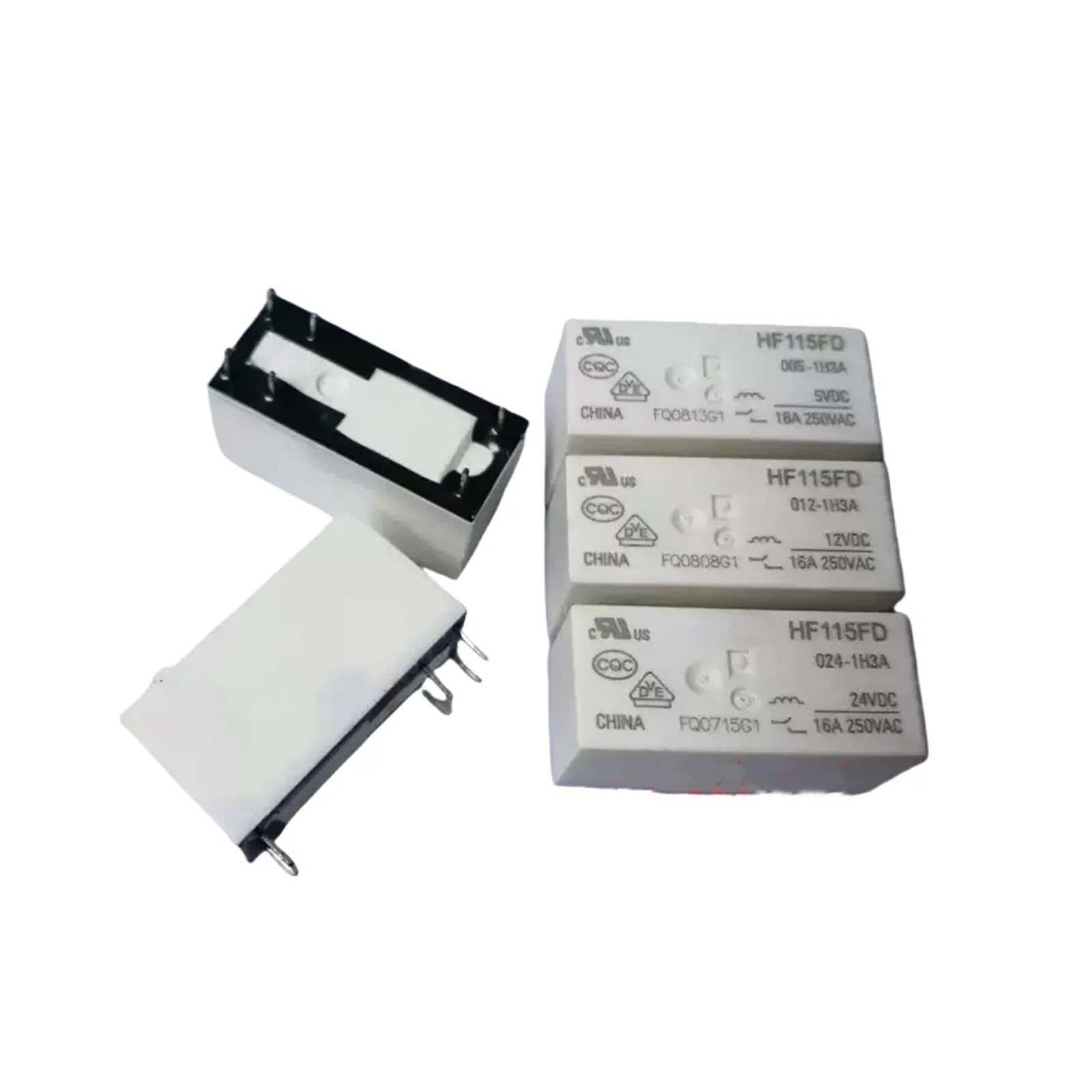 YZWRWRMKTB 10PCS HF115FD-024-1H3A 24VDC 6PIN 16A RELAY