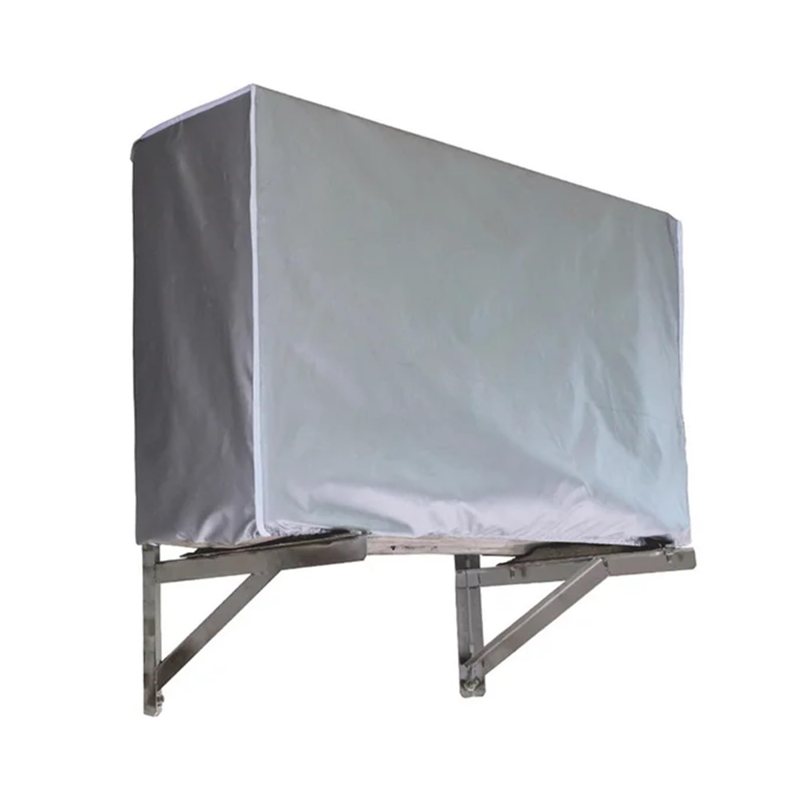 Ecwtpndf Close Silver Coated Oxford Air Conditioner Cover