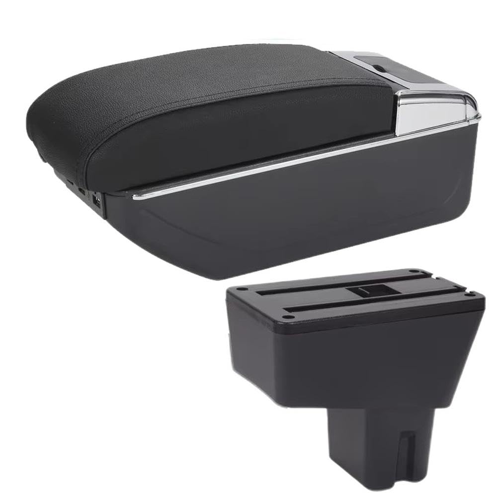 Sxqpocar B2 Black Line 7Usb For Citroen C3 C4 2025 Car Armrest Box Center Console Storage Box Replacement Parts
