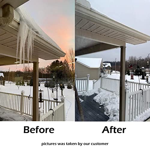 H&G Lifestyles .. Roof Heat Cable Snow De-Icing Kit Self-Regulating Plug-In Ready Heat Tape thumb #8