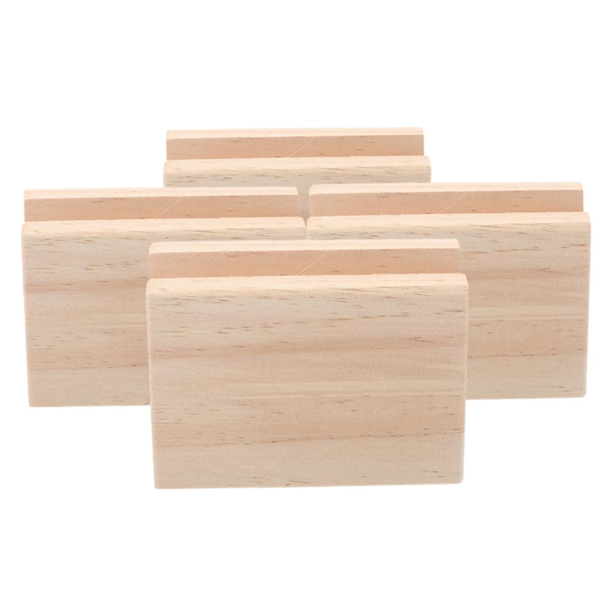 VILLCASE 4pcs Wooden Bed Risers Easy Install Furniture Elevators for Bed Couch Chair Desk Space-Saving Comfort-Enhancing for Bedroom Living Room Office