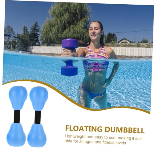 Juego de 2 pesas para ejercicio acuático en piscina miniatura 5