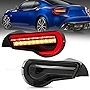 VLAND LED Tail lights Assembly Fit for Toyota GT 86 2012 -2020, Subuaru BRZ 2013-2020, Scion FR-S 2013-2016, Plug-and-play, Smoked