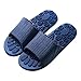 Produktbild Dulameki Unisex Fußmassage-Hausschuhe Herren Damen Pantoffeln,Navy blau,42/43EU