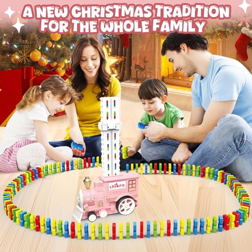 Domino Train Toys Games for Kids miniatura 5