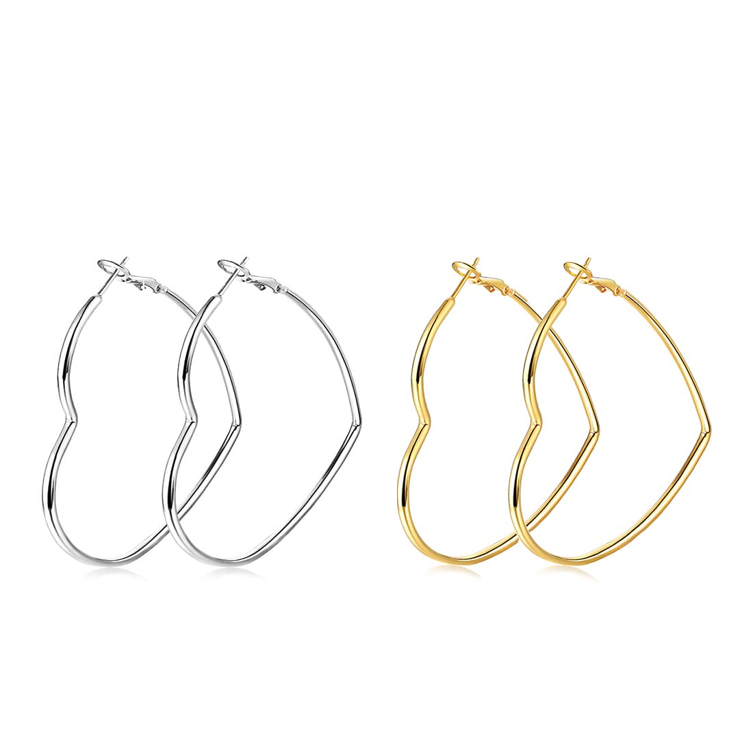 Orecchini a cerchio con clic per orecchio gotico in acciaio inossidabile 1PC per gioielli a cerchio per orecchio con piercing punk unisex 20G  36