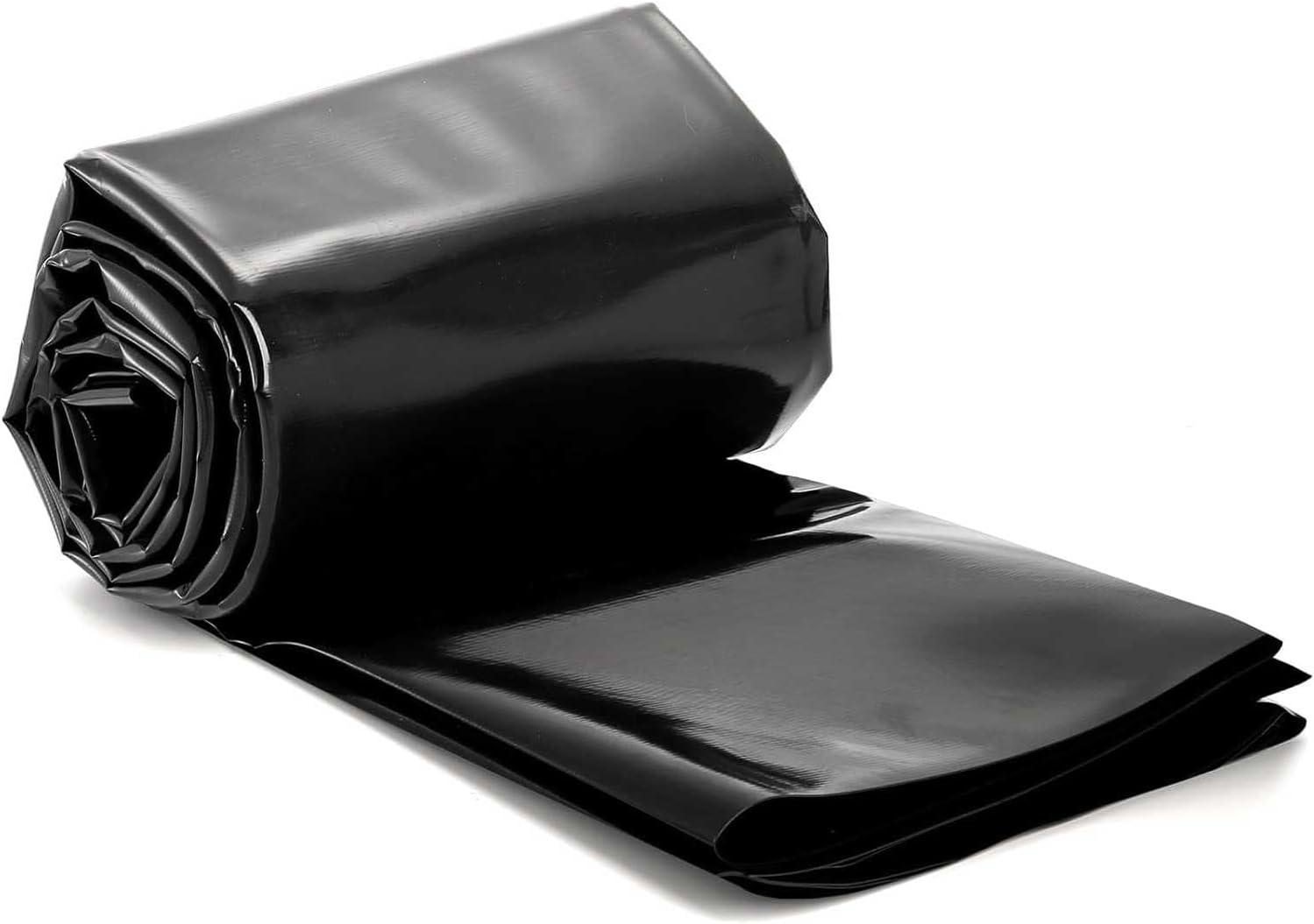Black Waterproof Pond Liner 3x4m 4x5m 5x6m 6x9m 8x12m HDPE Reinforced Polyethylene, Easy Cutting Underlayment Sealing Film for Aquaculture, Koi Ponds, Water Garden ()