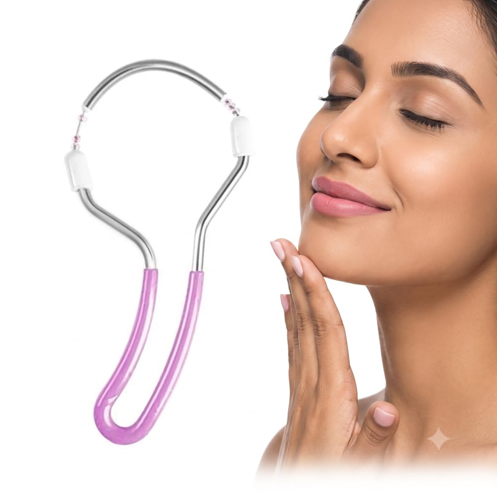 AUREON Spring Facial Hair Remover for Women – Painless Threading Epilator for Upper Lip, Chin & Face | Stainless Steel Spring | No Batteries | Pack of 2 | Reusable Hair Removal Tool (Multicolor)-picture-18