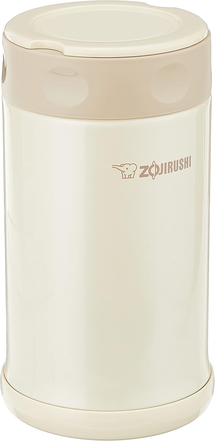 Zojirushi Stainless Steel Food Jar, 25Ounce, Cream Home