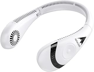 ALPHACOOL Portable Neck Fan – Bladeless Fan Design for Cooling While Running and Hiking – Up to 18 Hours of Battery
