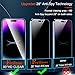 Ferilinso [3+3 Pack] for Apple iPhone 14 Pro Max Privacy Screen Protector Tempered Glass Accessories 3 Pack 9H Anti Spy Privacy Screen For iPhone 14 Pro Max 3 Pack Camera Lens Protector