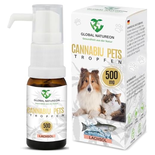 Cannabisöl für Hunde & Katzen mit Lachsöl