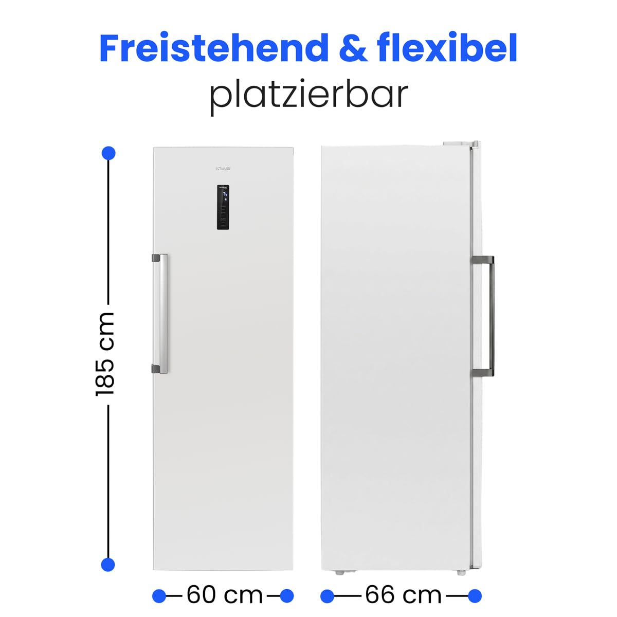 Bomann® Kühlschrank ohne Gefrierfach | XXL Getränkekühlschrank groß | Energieklasse D | 185cm | 2 bis 8°C | 5 Jahre Kompressor-Garantie | MultiAirflow | Fridge | Flaschenkühlschrank | VS 7372 weiß
