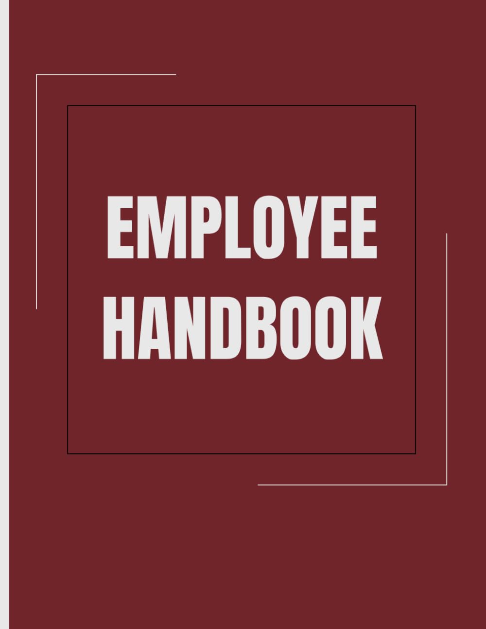 Amazon.com: Employee Handbook For New Employees For Business With Training Record, Supervision ...