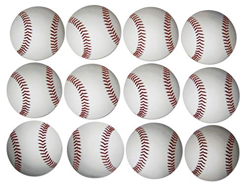 Set de 12 imanes decorativos de béisbol redondos