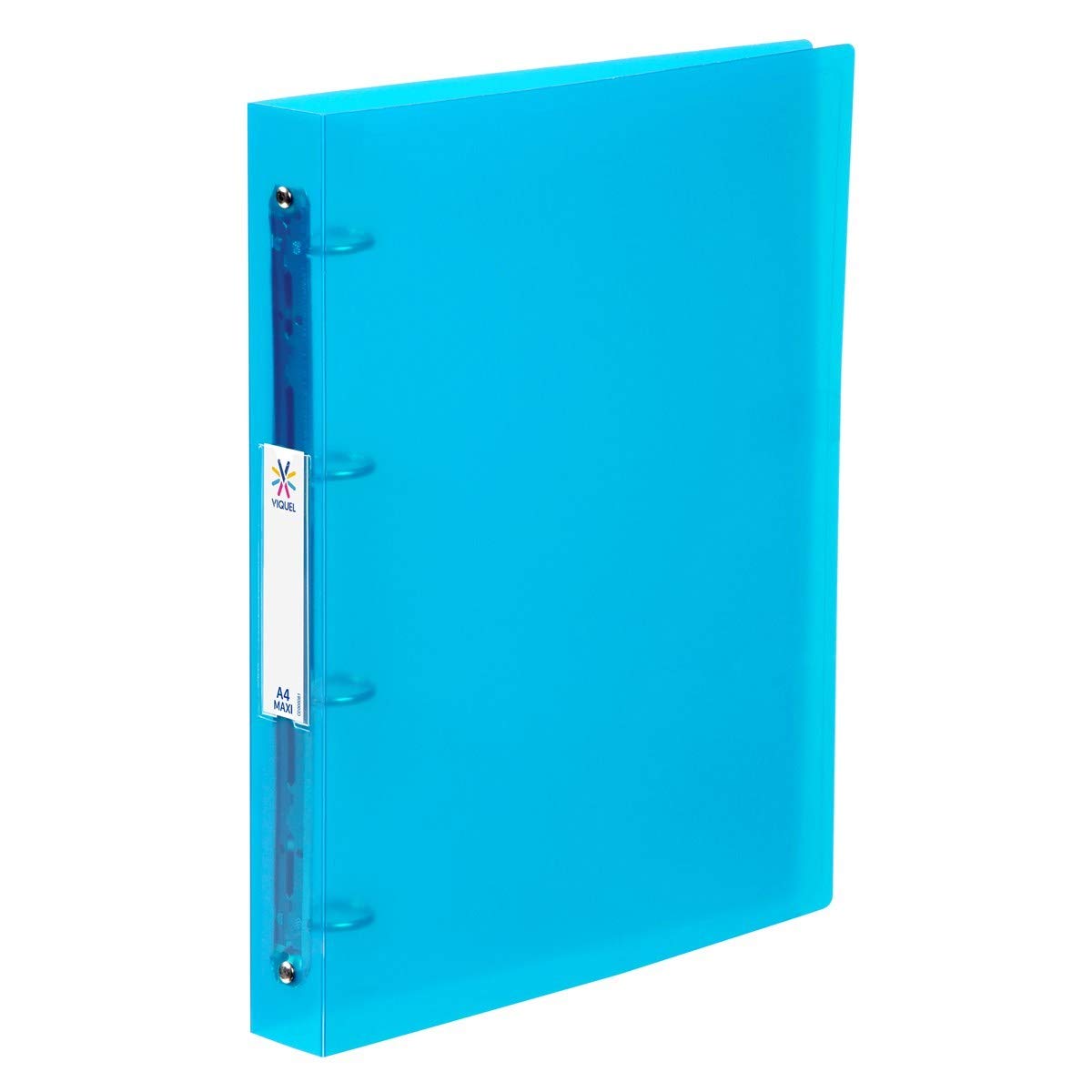 Viquel - 3 Classeurs Souples en Plastique A4 Maxi Format avec 4 Anneaux PROPYGLASS