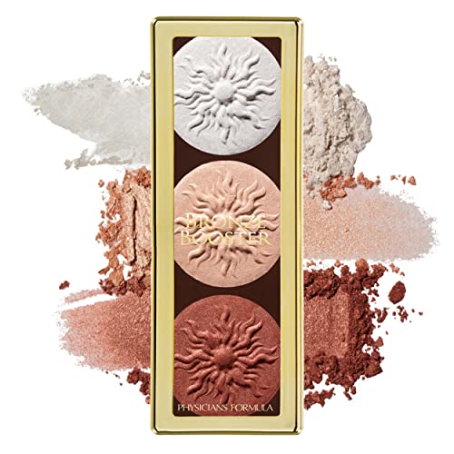 Physicians Formula Highlighter & Contour Powder Palette, Shimmer Strobing, Fragrance Free, Paraben Free, Gluten Free, Dermatologist Tested