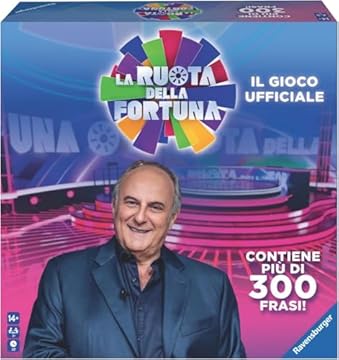 Ravensburger - La Ruota della Fortuna, Gioco Ufficiale Gerry Scotti, Giochi Da Tavolo per Tutta la Famiglia, +3 Giocatori, +14 Anni, Gioco di Società per li Amici, Edizione italiana
