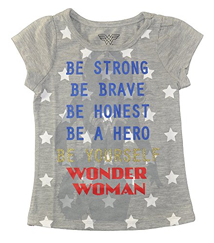 DC Comics Little Girls Toddler S/S Wonder Woman Top