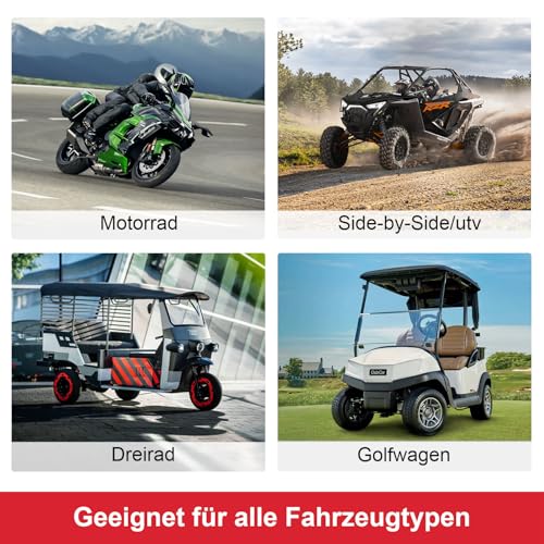 INNOVV Power Hub 3 Power Distribution System Kit, DC 12V 15A Motorcycle Power Distribution Hub, Anschluss von bis zu 5 Geräten, die auf dem Motorrad installiert sind