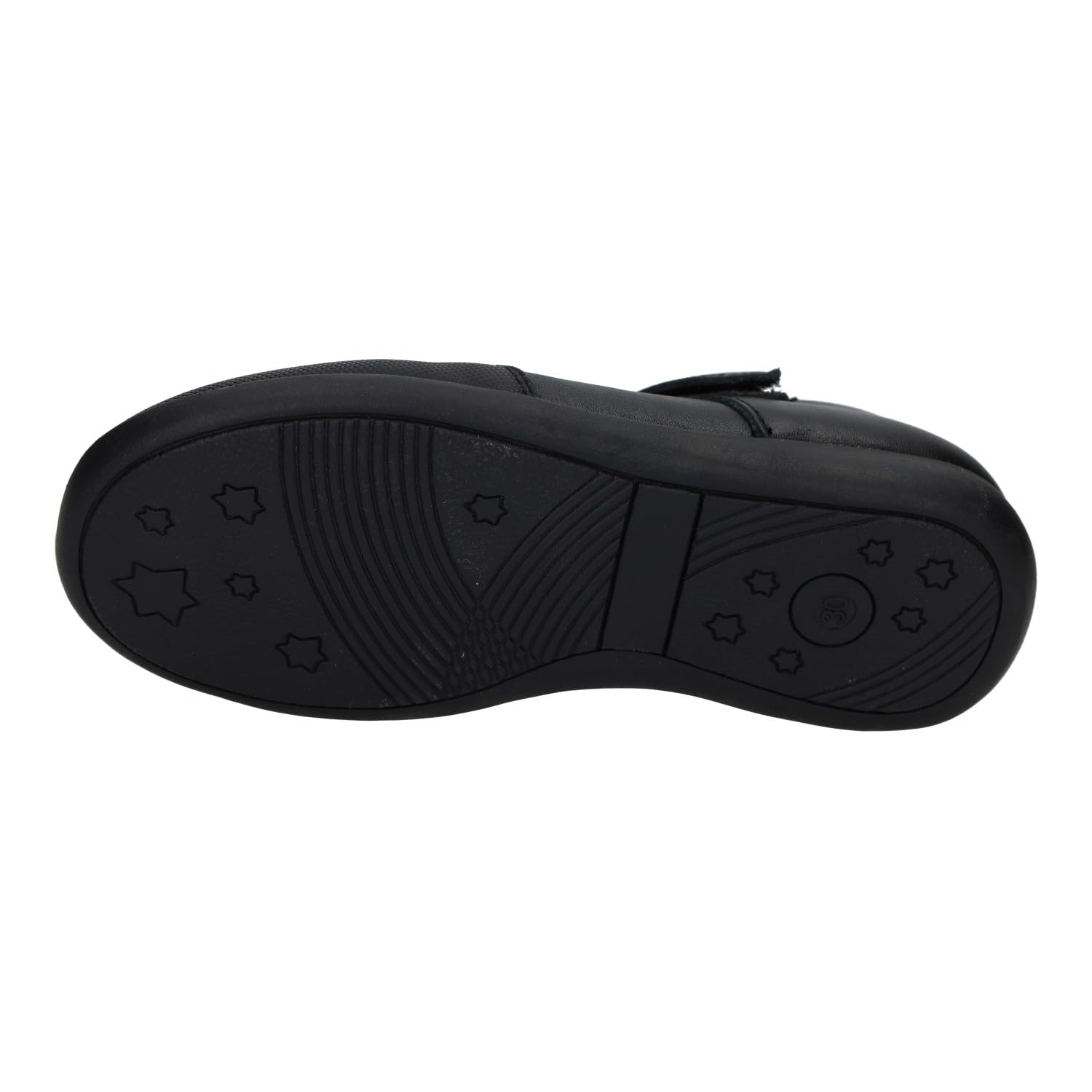 BONINO G01A-12 Zapatos Colegiales Niña Negro
