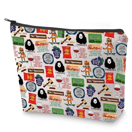 30R Fans Gift I Lie Awake at Night Borsa per il trucco divertente serie televisiva regalo per gli amanti della TV sacchetto di con cerniera Mi sveglio di notte tela