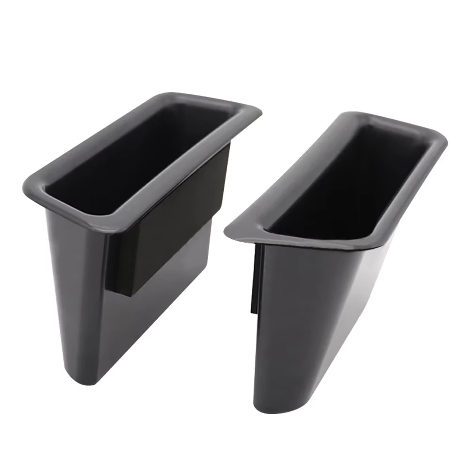 HNDZCYSMGS Boot Organiser Compatible With Mustang 2015-2021 2pcs Inner Side Door Handle Pocket Armrest Phone Storage Box Cover Interior Accessories Organizer
