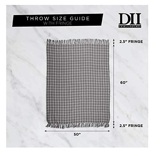 Dii CAMZ10579 California Casual Houndstooth Woven Throw thumb #4