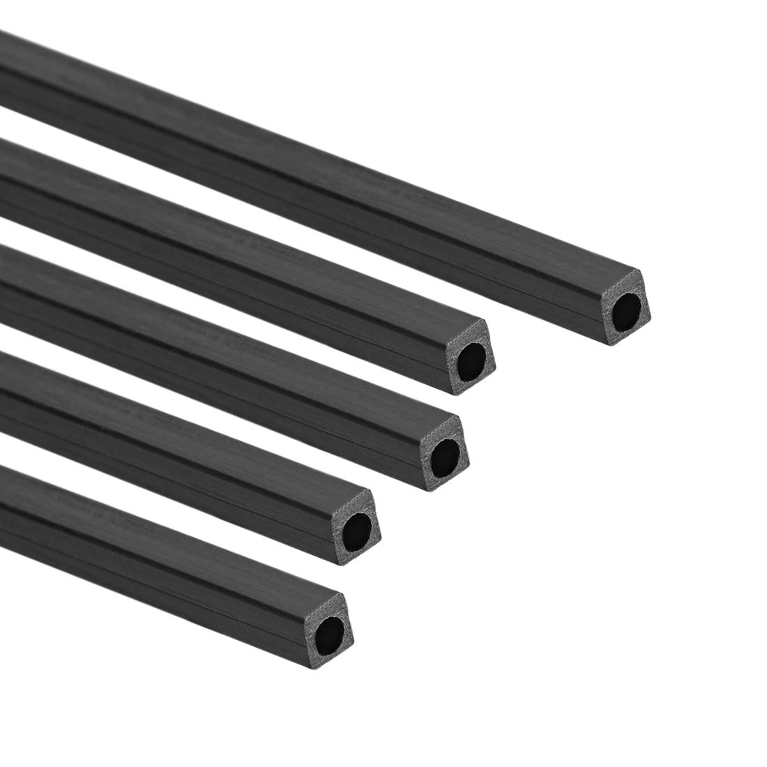 Tube Fibre Carbone 8x6x330mm 3K Brillant - 2 Pièces Pour Drones RC, Avions, Hélicoptères Et Modélisme