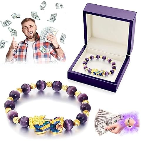 KOURM FengShui Pi Xiu Amethyst Bracelet Cover
