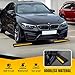 HOXWELL 2 Pcs 18'' Heavy Duty Parking Aid for Garage, with Yellow Safety Stripes, Parking Gadgets Protects Car and Garage Walls, Parking Stopper Easy to Install 2 Packs
