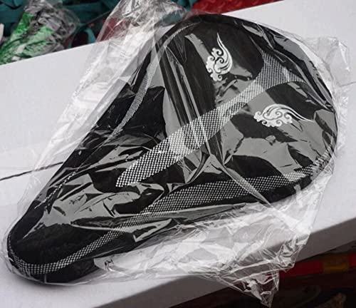 Image of SHIVEXIM Silicon Gel Soft Bicycle Saddle Seat and Cycling Cushion Pad Cover Bicycle Seat Cover (Black)