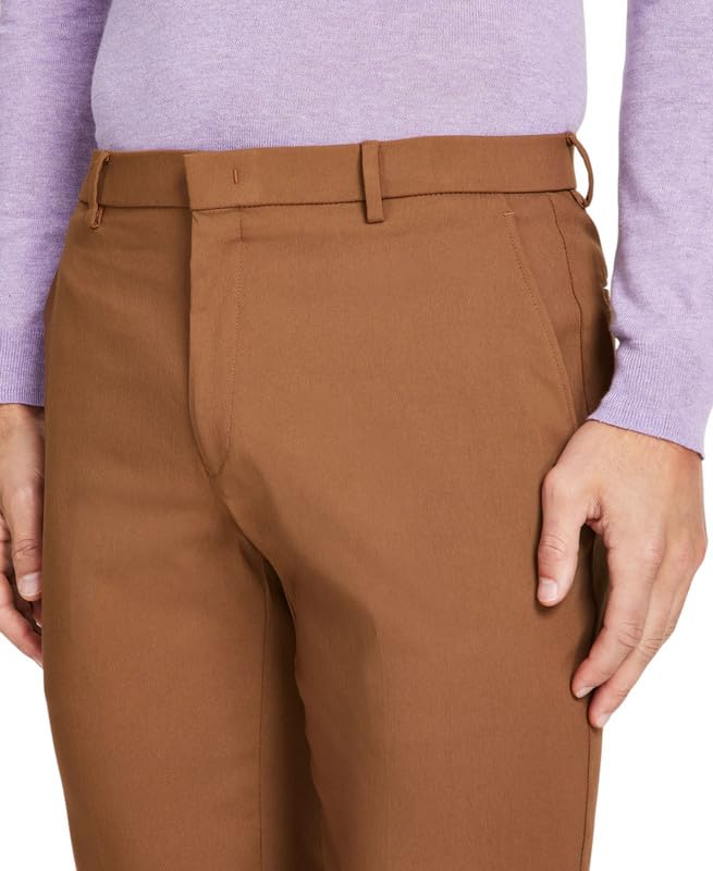 Tommy Hilfiger Men's Modern Fit Stretch Performance Pants Camel 38 x 324