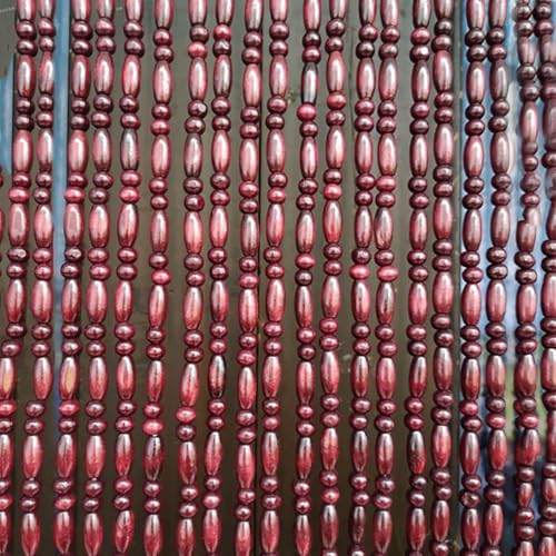 Tenture murale rideaux de porte en bois pour bloquer les mouches