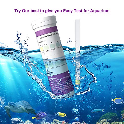 image for EASYTEST Ammonia Aquarium Test Strips for Freshwater and Saltwater | 5