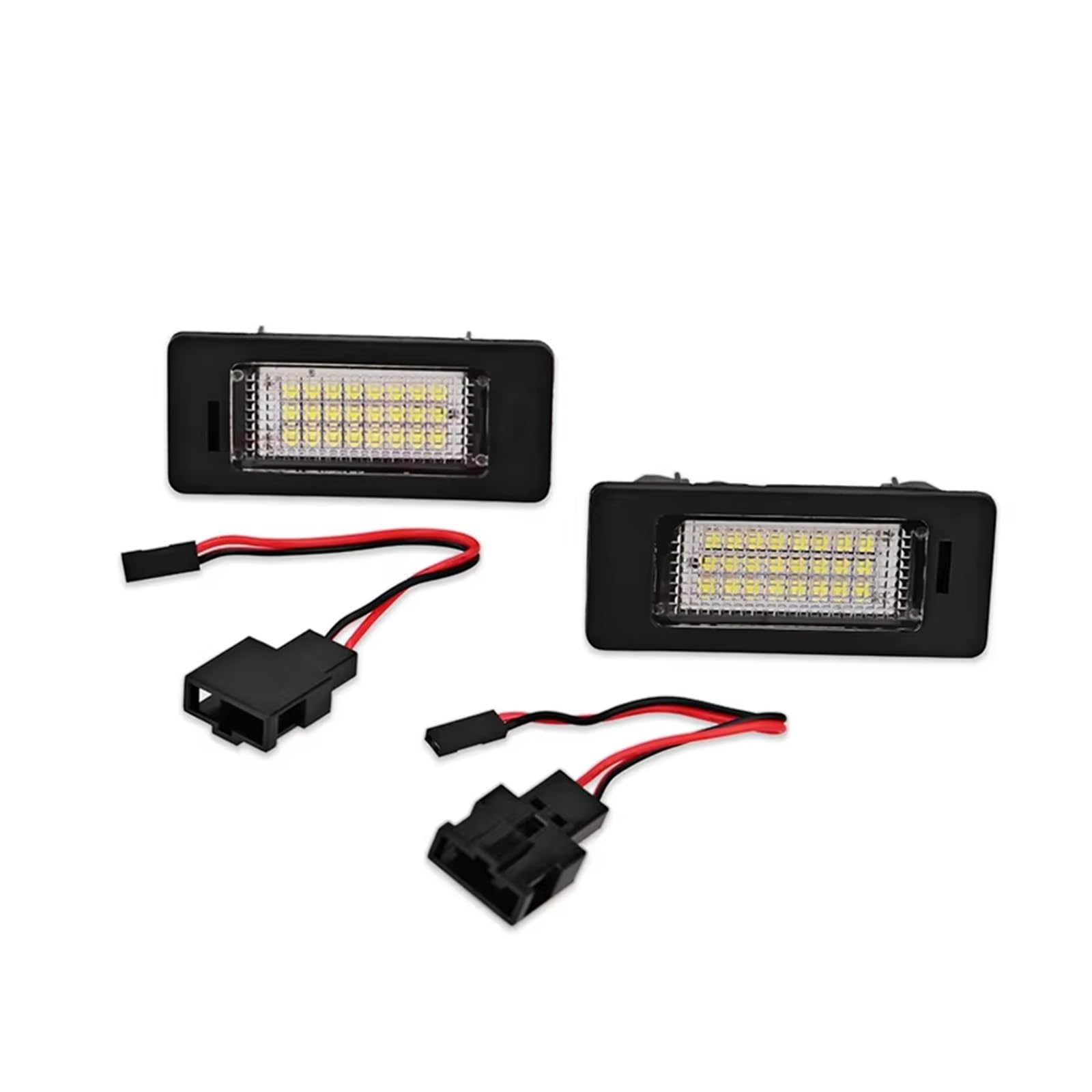 Lámpara de matrícula para A4, B8, A5, Q5, S5, S4 (2 Unidades) Luces LED de matrícula Blancas sin Errores Lámpara de matrícula LED para Coche