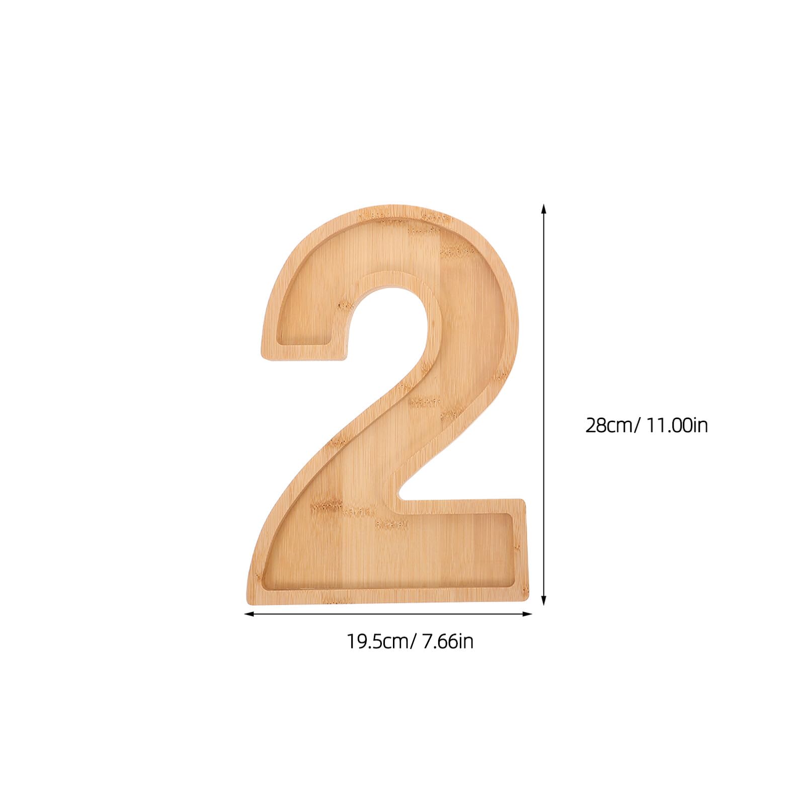 Lot de 4 Plateaux à Charcuterie Numérotés 2026 en Bois Finition Polie à la Main Grand Format pour Fromages Fruits et Cupcakes Plateau de Service Réutilisable pour Fêtes de Fin