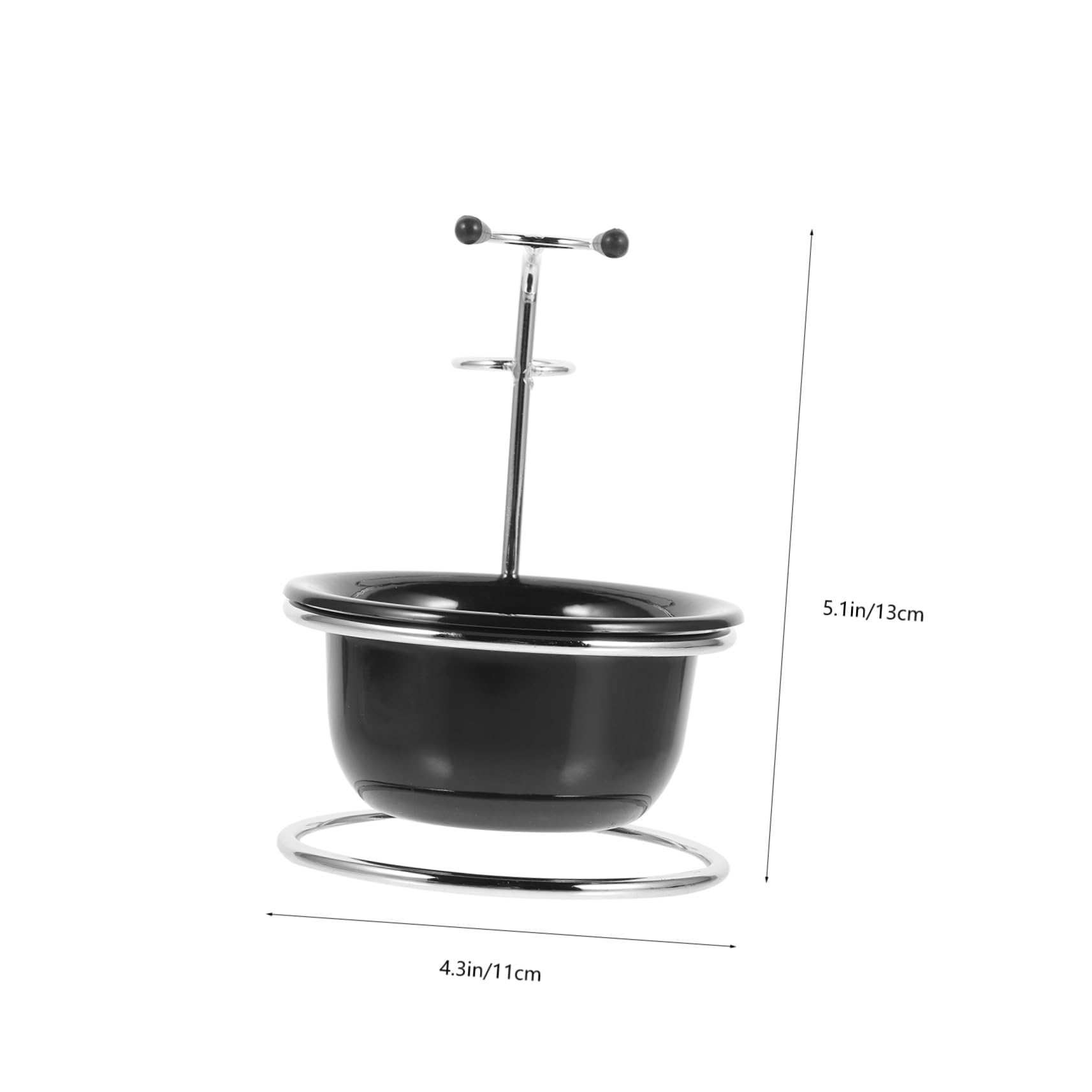 FOMIYES Shave Bowl Holder Brush Stand Set Sturdy Sturdy for Beard Shaving Elegant Design for Bathroom
