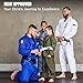 Elite Sports IBJJF Ultra Light BJJ Brazilian Jiu Jitsu Gi for Kids with Preshrunk Fabric and Free Belt (Green, 1)